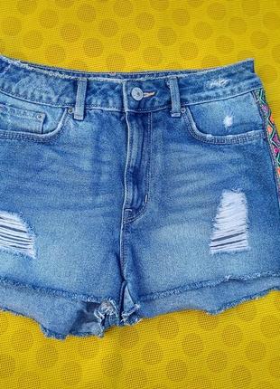 Классные джинсовые шорты h&m7 фото