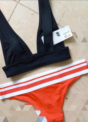 H&m купальник раздельный купальный лиф и трусики плавки бикини 👙4 фото