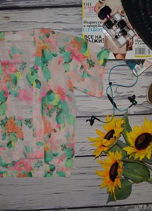 7-8 років-128 см h&m фірмова яскрава пляжна туніка парео халат кактуси