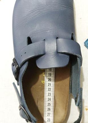 Birkenstock tokio оригинал клоги сандалии 43 размер натуральная кожа7 фото