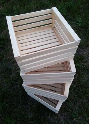 Дерев'яні ящики для зберігання