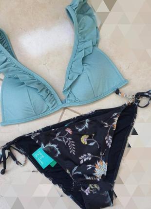 H&m купальник роздільний купальний ліф і трусики плавки бікіні 👙