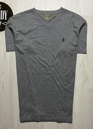 Чоловіча преміальна футболка polo ralph lauren, розмір за фактом м-l1 фото