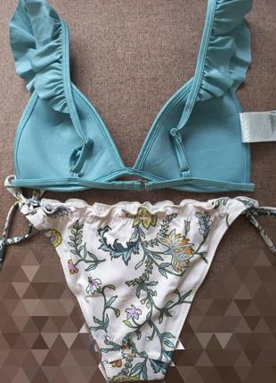 H&m купальник раздельный купальный лиф и трусики плавки бикини 👙3 фото
