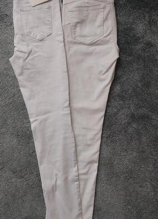 Джинси білі s/m джинсы белые скини скіні skinny4 фото