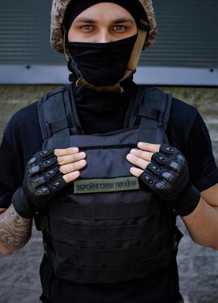 Військові тактичні перчатки without oakley black 8048686