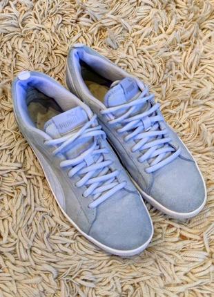 Чоловічі базові кеди снікерси puma vikky jr sneakers сірі розмір 40