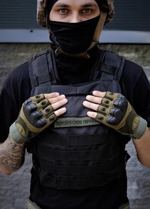 Військові тактичні рукавички without oakley khaki 8048687