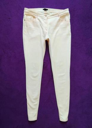 Стильные пудровые джинсы скинни h&m, 14 размер.