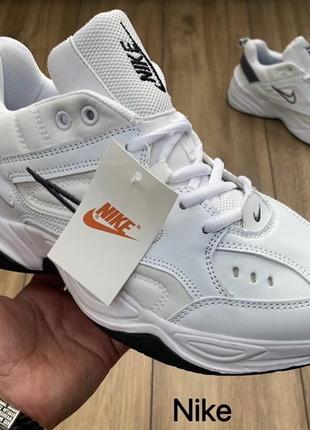 Мужские кроссовки nike m2k tekno white black