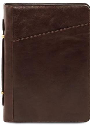 Эксклюзивная кожаная папка для документов tuscany leather costanzo tl1412954 фото