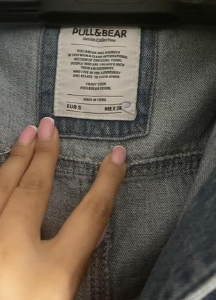 Джинсовое платье -кардиган pull and bear 4