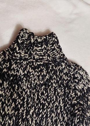 Дизайнерский вязаный свитер с горловиной світер в'язана кофта4 фото