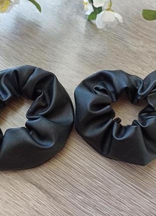 Эко кожа, резинки для волос