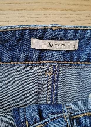Спідниця джинсова з вишивкою5 фото