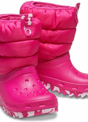 Зимові чоботи crocs neo puff, c11, c12, c13, j1, j2, j3, j5, j6