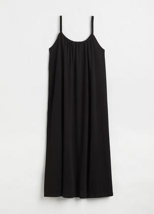 Сукня довжиною до ікри з м'якого бавовняного трикотажу6 фото