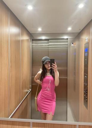 Коротке плаття рожеве