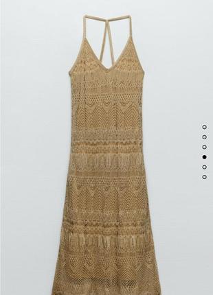 Платье zara нарядное шикарное вечернее4 фото