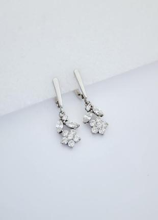 Родовані сережки срібло 925 проба