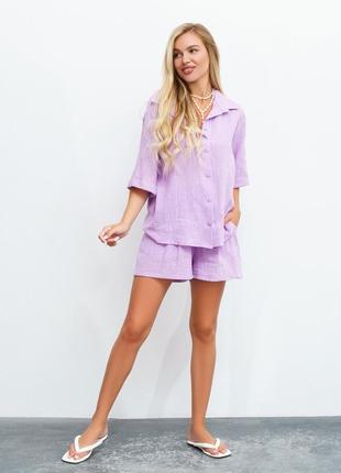 Костюм сорочка з шортами