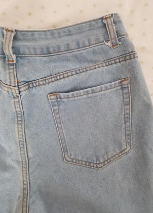 Осінні джинси з високою посадкою mom's4 фото