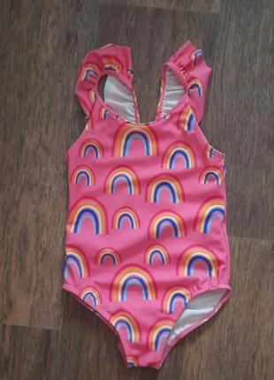 Брендовий яскравий сдільний купальник на 3-4 роки від f & f
