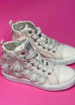 Детские высокие кеды geox ciak 30 р девочке кеди дівчинці
