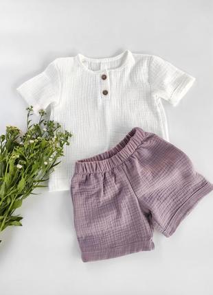 Муслиновый комплект для девочки