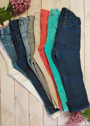 Джинси/ штани на дівчинку (ріст 92-110)