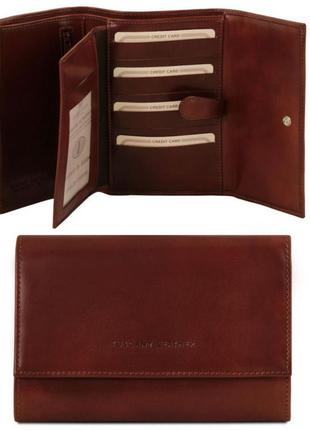 Эксклюзивный кожаный бумажник кошелек для женщин tuscany leather tl140796
