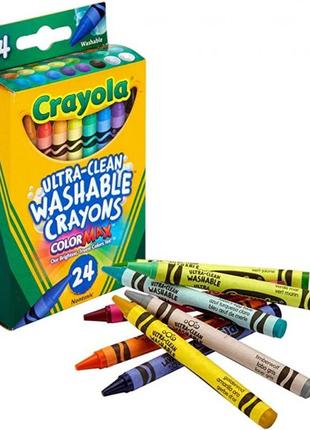 Детские мелки карандаши смываемые crayola сша