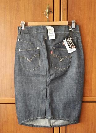 Новая джинсовая винтажная юбка levi's | levis engineered vintage2 фото