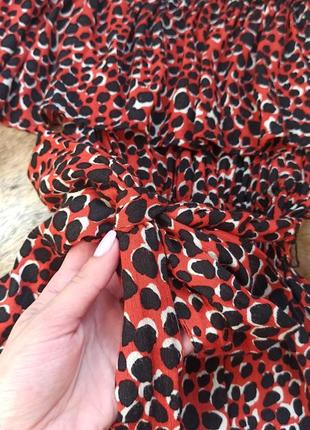 Платье сарафан в леопардовый принт warehouse2 фото