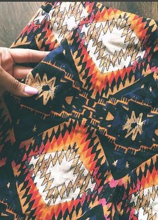 Спідниця в стилі бохо з кишенями, висока посадка від zara