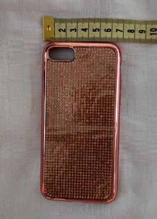 Iphone 6 новый чехол со стразами.