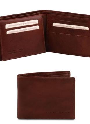 Эксклюзивный кожаный мужской кошелек tuscany leather tl140760