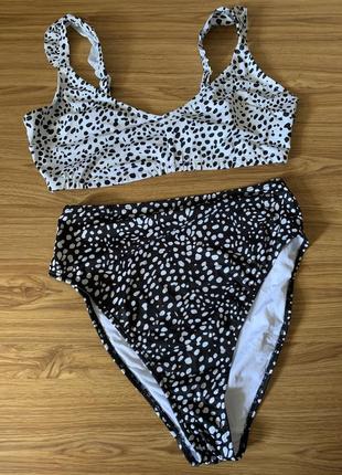 Женский раздельный купальник asos горох