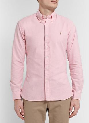 Шикарная оригинальная рубашка ralph lauren cotton oxford yarmouth