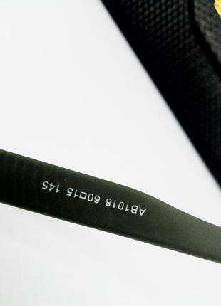 Porsche design стильные мужские солнцезащитные очки черный мат дужки хаки поляризированные7 фото