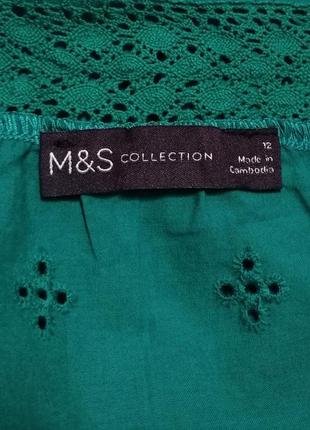 Маечка marks&spencer, 100% хлопок-прошва, размер 12/40 или l, коллекция 2021 года5 фото