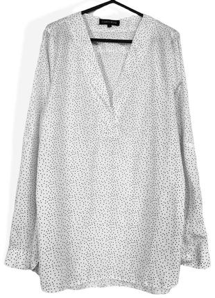 Легка жіноча блузка в горошок