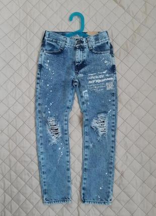 Джинсы слим варенки джинси 128-134 р1 фото
