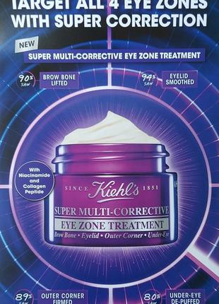 Мультикорректирующая сироватка для шкіри навколо очей kiehl's