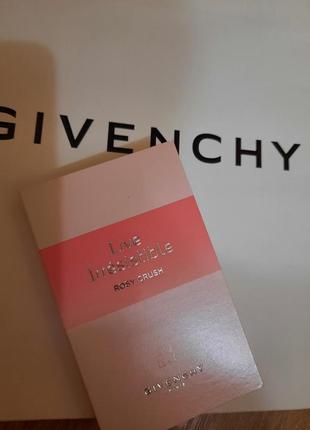 Live irresistible rosy crush парфум givenchy. пробник.1 фото