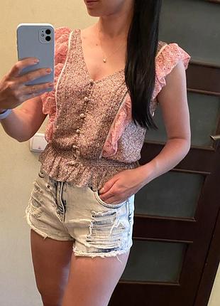 Лёгкая блуза майка топ jack wills s