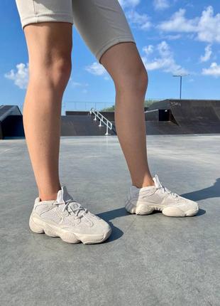 Женские кроссовки adidas yeezy boost 500 blush6 фото