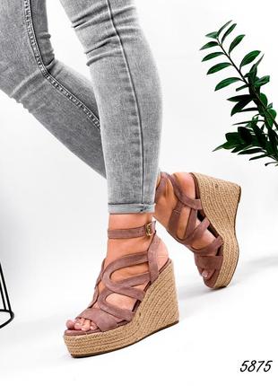 Босоніжки жіночі helori пильна пудра