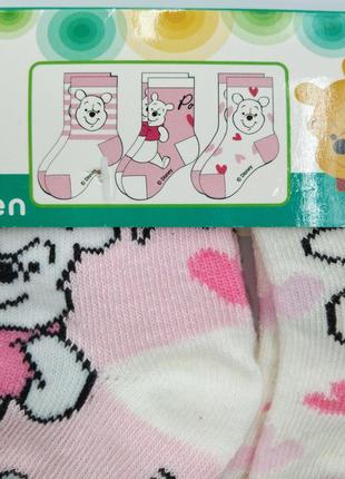 Носочки детские носки дисней 62, 68 disney шкарпетки дитячі дісней германия6 фото