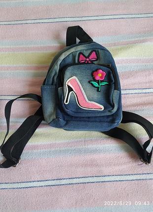 Джинсовая сумочка для девочки